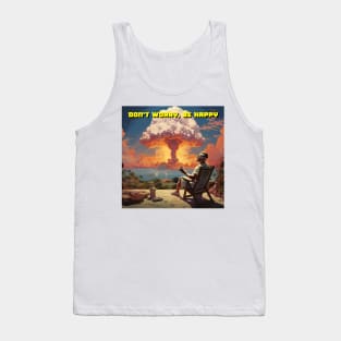 Don't Worry, Be Happy - Design 2 Tank Top